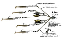 PICASSO SCHOOL-E-RIG BAIT BALL FINESSE UMBRELLA RIG