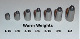 PRO TUNGSTEN WORM WEIGHTS