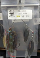 BOBBY D PREMIUM BASS BLADE SPINNERBAITS