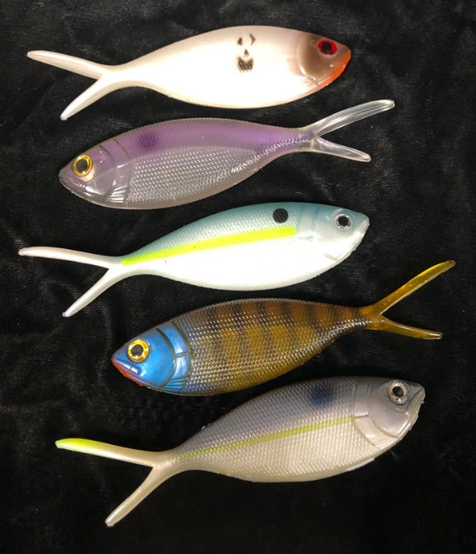 Soft Baits Fishing Lures, Deps Frilled Shad