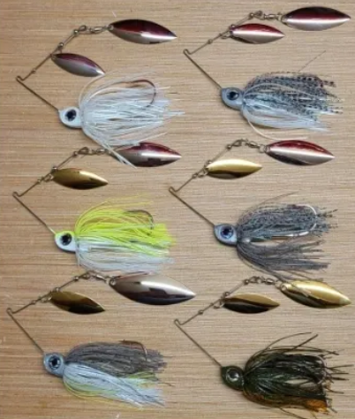 best spinnerbait fishing lures PRECISION TACKLE CO. BIG EYE BLADE SPINNERBAIT – The Bass Hole