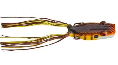 Terminator Popping Frog - Pumpkinseed - 2 1/2 9/16oz Topwater Bass Lure