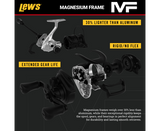 LEW'S HYPERMAG SPINNING REELS