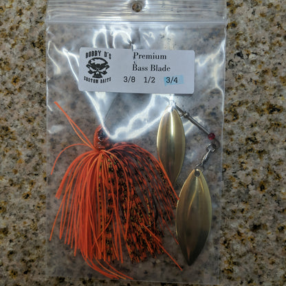 BOBBY D PREMIUM BASS BLADE SPINNERBAITS