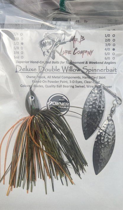 MR B DELUXE DOUBLE WILLOW SPINNERBAIT
